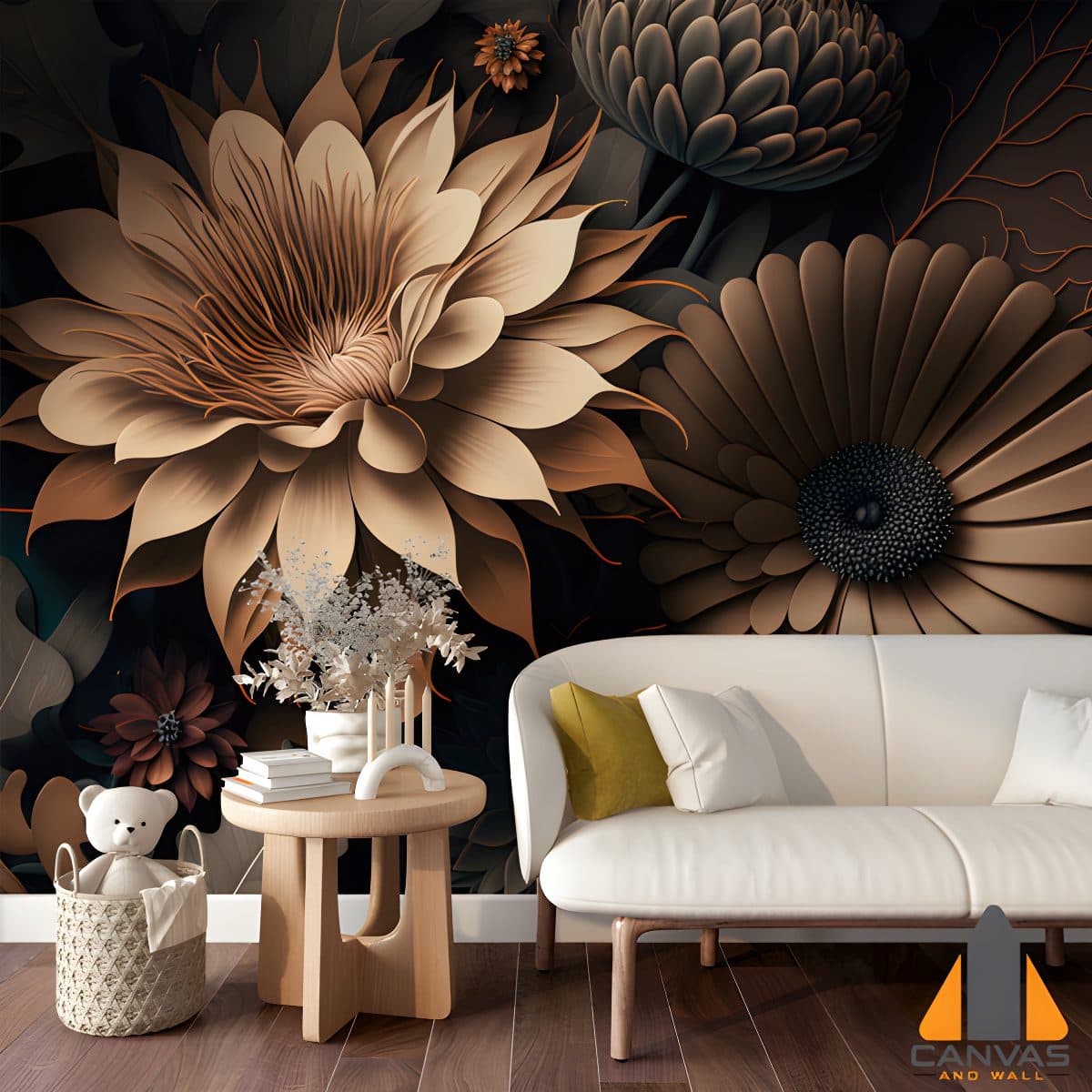 Floral wallpaper
