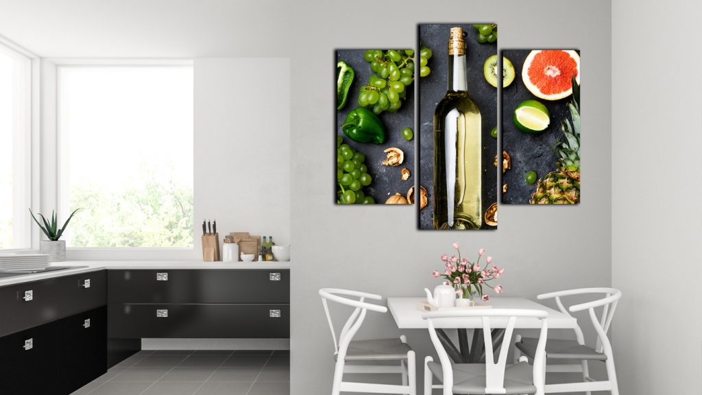 Wine Split Canvas