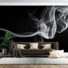 White-Smoke-with-Black-Background-Grey-Couch