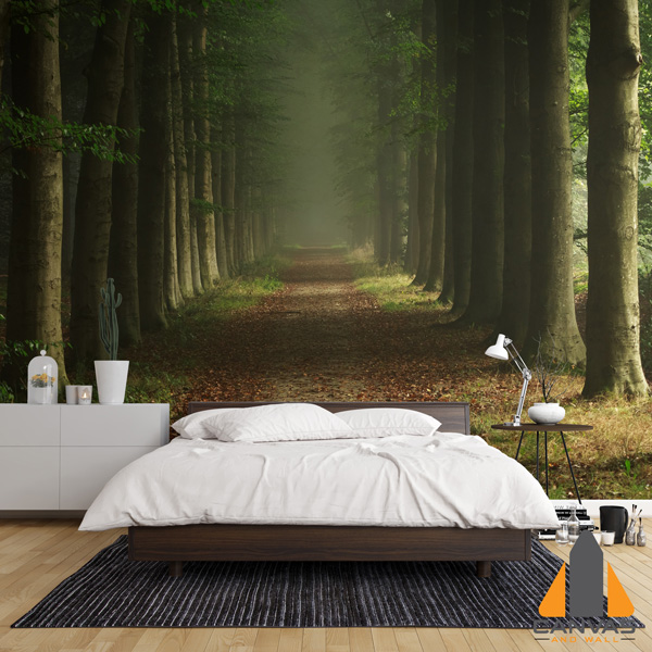 Forest Road Wallpaper | Canvas and Wall South Africa